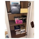 Contents of cabinet - cassetts, 8-tracks,