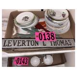 Flat of dishes, cardinal sign