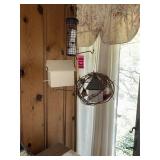 Asst birdhouses and rack