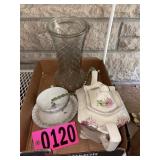 Flat of asst dish dï¿½cor