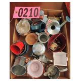 Flat of asst mini buckets