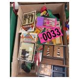 Flat of asst doll furniture