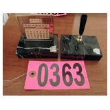 Pen holder and calendar