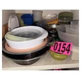 Contents of shelf - asst dishware
