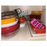 Contents of shelf - asst dishware