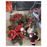 Christmas Poinsettia Wreaths & Plush Figures