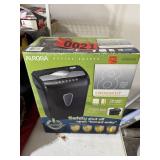 Aurora 8-Sheet Crosscut Paper Shredder