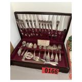 1847 Rogers Bros. Silverplate Silverware Chest