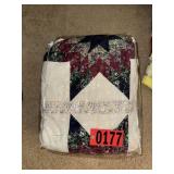 Vintage Star Burst Multi-Floral Quilt