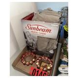 Sunbeam Heated Throw Blanket Boxed Lot