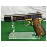Auto-Ordnance Corp. World War II Commemorative M1911A1 .45 Semi Auto Pistol, Serial# WW000235, 5” Barrel, Limited Edition, Constance Suzanne