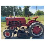 IH McCormick Farmall Cub WF Tractor w/ Woods 59 Mower
