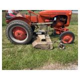 1947 Allis Chalmers B w/ 72-in. Woods Mid-Mount Mower
