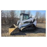 2019 Bobcat T870 Skid Steer Rubber Track Loader