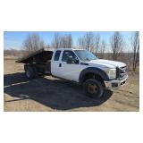 2015 Ford F550 Flatbed Dump Truck