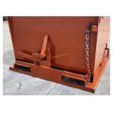 New/Unused 1.5 CY. Self Dumping Skid Steer Hopper