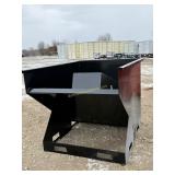 New/Unused 2.0 CY. Skid Steer Hopper With Fork POC