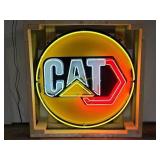 New/Unused 36' Round CAT Neon Sign