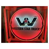 New/Unused Western Star 36' Round Neon Sign