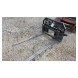 Used Spider 5ft. Pallet Forks for Skid Steer