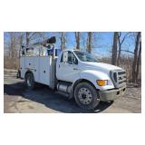 2004 Ford F650 Utility Crane Mechanics Truck