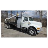 1996 International 4700 Service Crane Truck