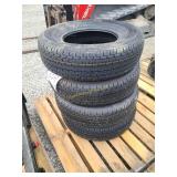 New/Unused Set of 4 ST225/75R15 Radial Trailer Tir