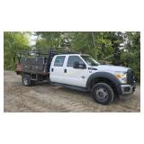 2011 Ford F450 Crew Cab Concrete Form Truck