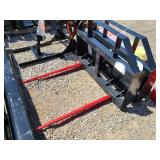 New/Unused Landhonor Skid Steer Bale Spear
