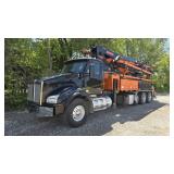 2017 Kenworth T880 Schwing S38SX Concrete Pump Tk