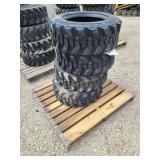 New/Unused Set of 4 10-16.5 SKS1 Skid Steer Tires