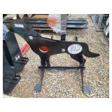 New/Unused 3/8 Steel Coyote Shooting Target