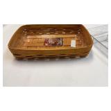 Longaberger serving solutions 9 x 13 basket with