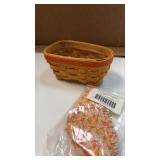 Longaberger 1 pint candy corn crock, 2 pk candy