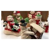 (6) hallmark snowman collectibles