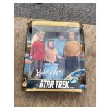 Vintage ken and Barbie Star Trek gift set