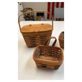 Longaberger heartland collection key basket 1994