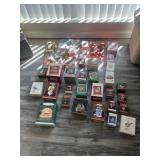 Assorted Hallmark Christmas ornaments