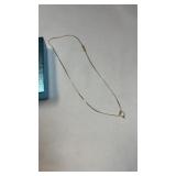 10k gold necklace with charm