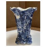 Staffordshire Blue Vase, 'Old Foley' James Kent,