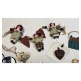 Longaberger lot of basket tie on, pins, BEE 2000