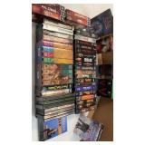 Lot of VHS and DVDs