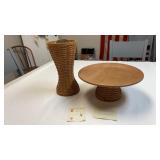Longaberger woven serving and decorating set
