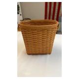 Longaberger Medium Oval with protector, leather