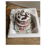 Handcrafted Christmas Hawthorne Village pieces