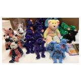 Large Lot of TY Beanie Babies as shown