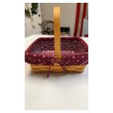 Longaberger Pie Basket with protector and liner