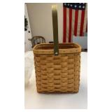Longaberger autumn tote bag basket 10252 with