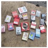 Multiple decks of playing cards