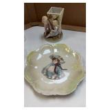 Vintage Empire China Victorian Lady 10' Plate &
